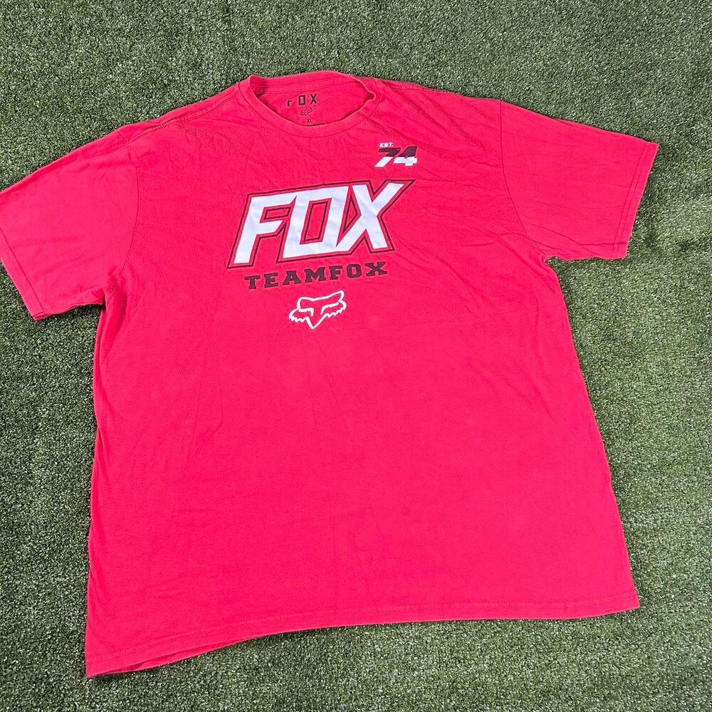 Fox-racing Men's Red T-shirt